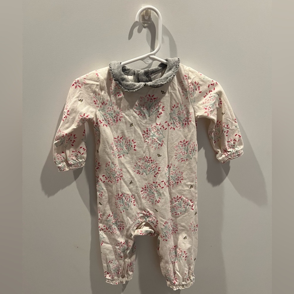 Burt’s Bees Baby Floral Footless Onesie